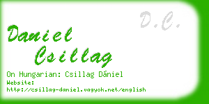 daniel csillag business card